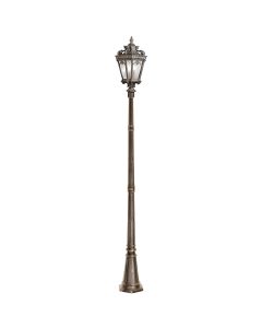 3 Light Extra Large Lamp Post - Grey / Gold
