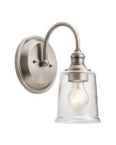 1 Light Wall Light - Brushed Pewter