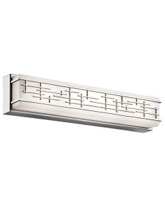 Large LED Wall Light - Polished Chrome