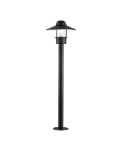 1 Light Bollard - Black