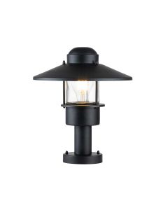 1 Light Pedestal - Black