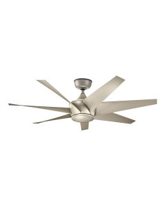 54in / 137cm Fan - Antique Satin Silver