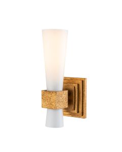 1 lt Wall Light - Distressed Gold