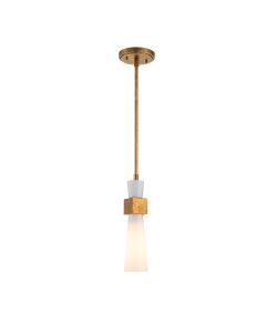 1 lt Mini Pendant - Distressed Gold