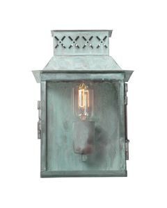 1 Light Wall Lantern - Verdigris