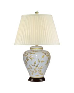 1 Light Table Lamp - Brown And Gold