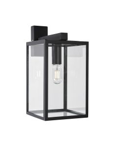 1 Light Wall Light With Arm - Black