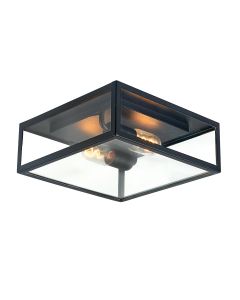 2 Light Flush - Black