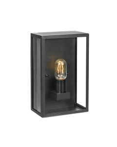 1 Light Half Wall Light - Black