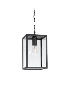 1 Light Chain Lantern - Black