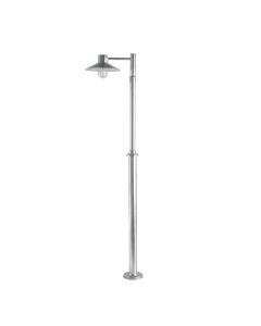 1 Light Lamp Post - Galvanised