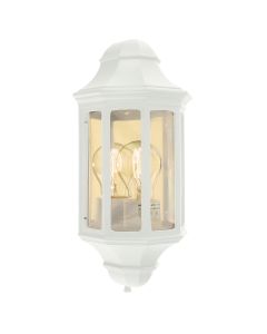 1 Light Mini Wall Lantern - White