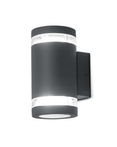 2 Light Wall Light - Graphite