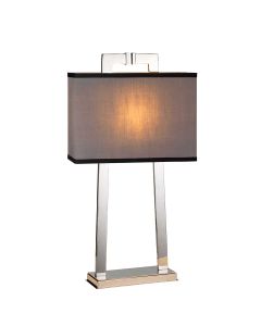 1 Light Table Lamp - Polished Nickel