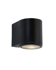 1 Light Down Wall Light - Black