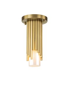 1 lt Mini Pendant - Aged Brass