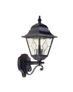 1 Light Up Wall Lantern - Black