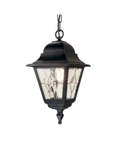 1 Light Chain Lantern - Black