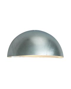 1 Light Wall Lantern - Galvanised