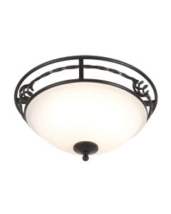 2 Light Flush - Black