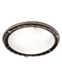 1 Light Flush - Black / Gold