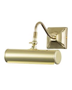 1 Light Small Picture Light - Polished Brass