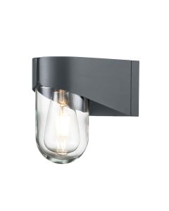 1 Light Wall Lantern - Grey