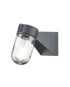 1 Light Wall Lantern - Grey