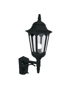 1 Light Up Wall Lantern - Black