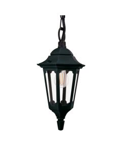 1 Light Chain Lantern - Black
