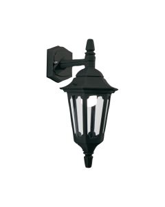 1 Light Down Mini Wall Lantern - Black