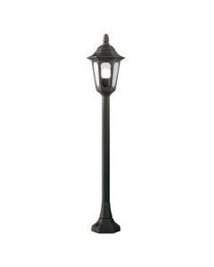 1 Light Mini Pillar - Black