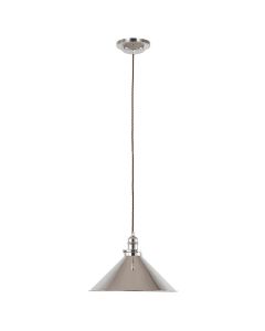 1 Light Pendant - Polished Nickel