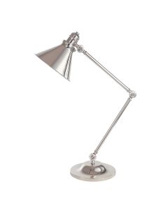 1 Light Table Lamp - Polished Nickel