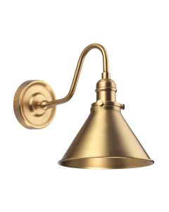 1 Light Wall Light - Aged Brass