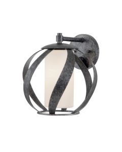 1 Light Outdoor Wall Light - Old Black