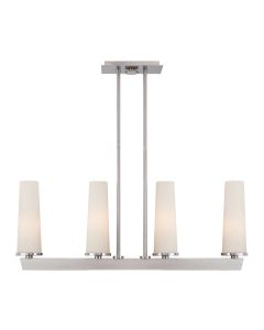 4 Light Pendant - Brushed Nickel
