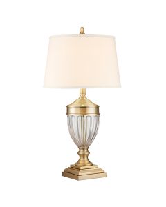 1 Light Table Lamp - Brushed Brass