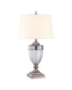 1 Light Table Lamp - Polished Nickel