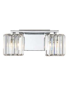 2 Light Wall Light - Polished Chrome