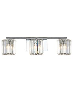 3 Light Wall Light - Polished Chrome