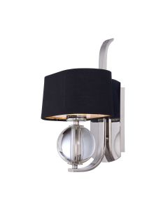 1 Light Wall Light - Polished Nickel