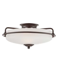 3 Light Flush - Oil Rubbed Bronze