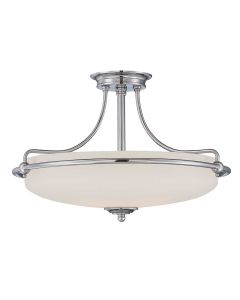 4 Light Semi-Flush - Polished Chrome