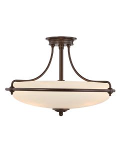 4 Light Semi-Flush - Oil Rubbed Bronze
