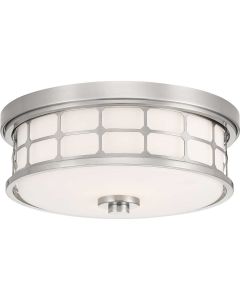 2 Light Flush - Brushed Nickel