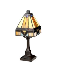 1 Light Mini Table Lamp - Grey Bronze