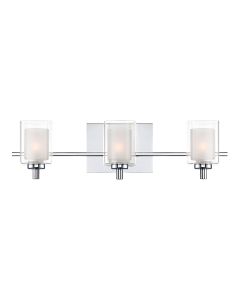 3 Light Wall Light - Polished Chrome