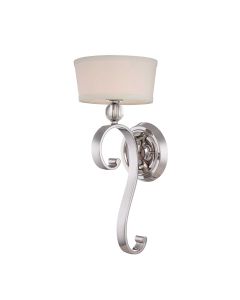 1 Light Wall Light - Polished Nickel
