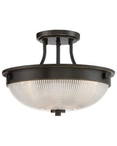 2 Light Semi-Flush - Palladian Bronze